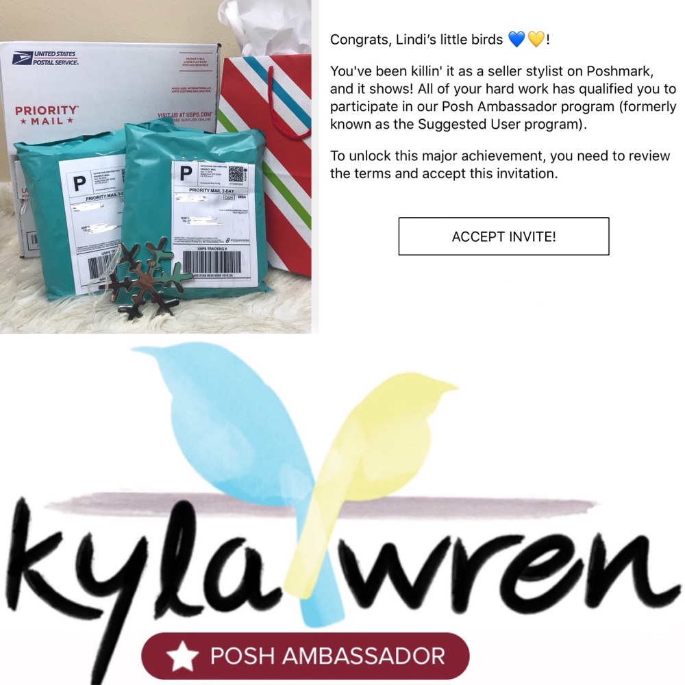 Yay!!!  Posh Ambassador! Thank you Poshers! 😘